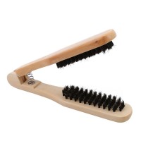 Quality V Type Comb Anti Static Hair Care Wood Hairdressing Comb Double Brush